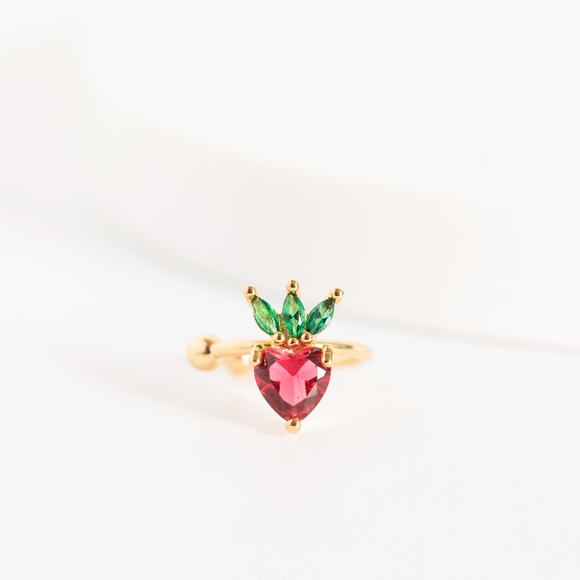 Strawberry Ear Cuff - Only 3 left! - Picture 2 of 8